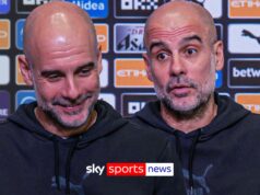 ‘Sim, muito!’ | A resposta estridente de Pep após pergunta sobre pressão para ganhar troféus