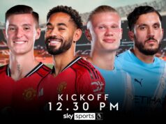 Derby de Manchester ao vivo na Sky às 12h30 de sábado