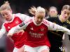 Arsenal perde likelihood de ficar em segundo lugar na WSL após empate com Man Utd de 10 jogadores