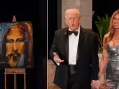 ‘Algo muito especial’: retrato de Jesus ao vivo leiloado na festa de Ano Novo de Trump em Mar-a-Lago – por que se destacou
